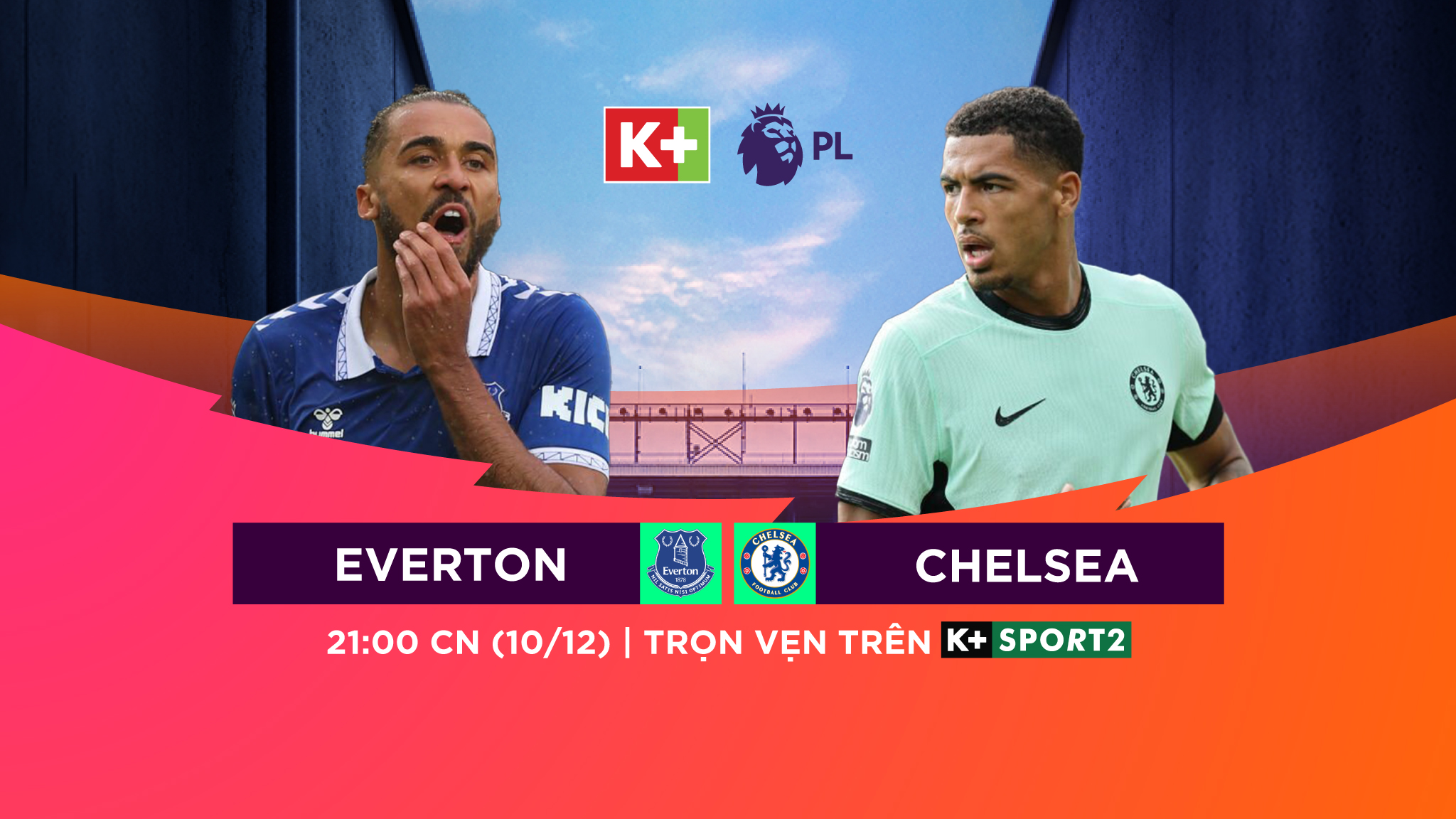 Trực Tiếp Premier League 2023/24: Everton vs Chelsea