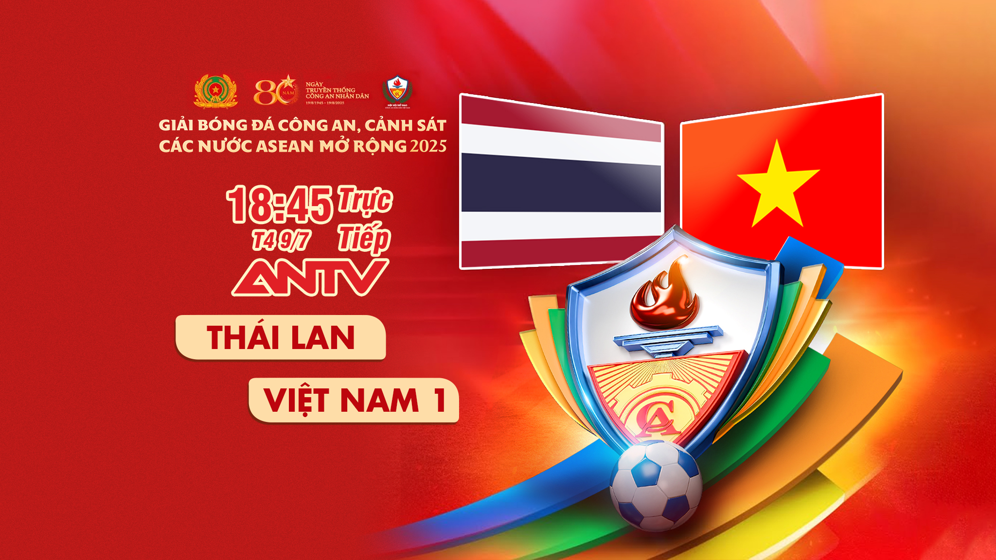 Trực Tiếp Giải Bóng Đá Công An, Cảnh Sát ASEAN Mở Rộng 2025: Thái Lan vs CAND Việt Nam 1