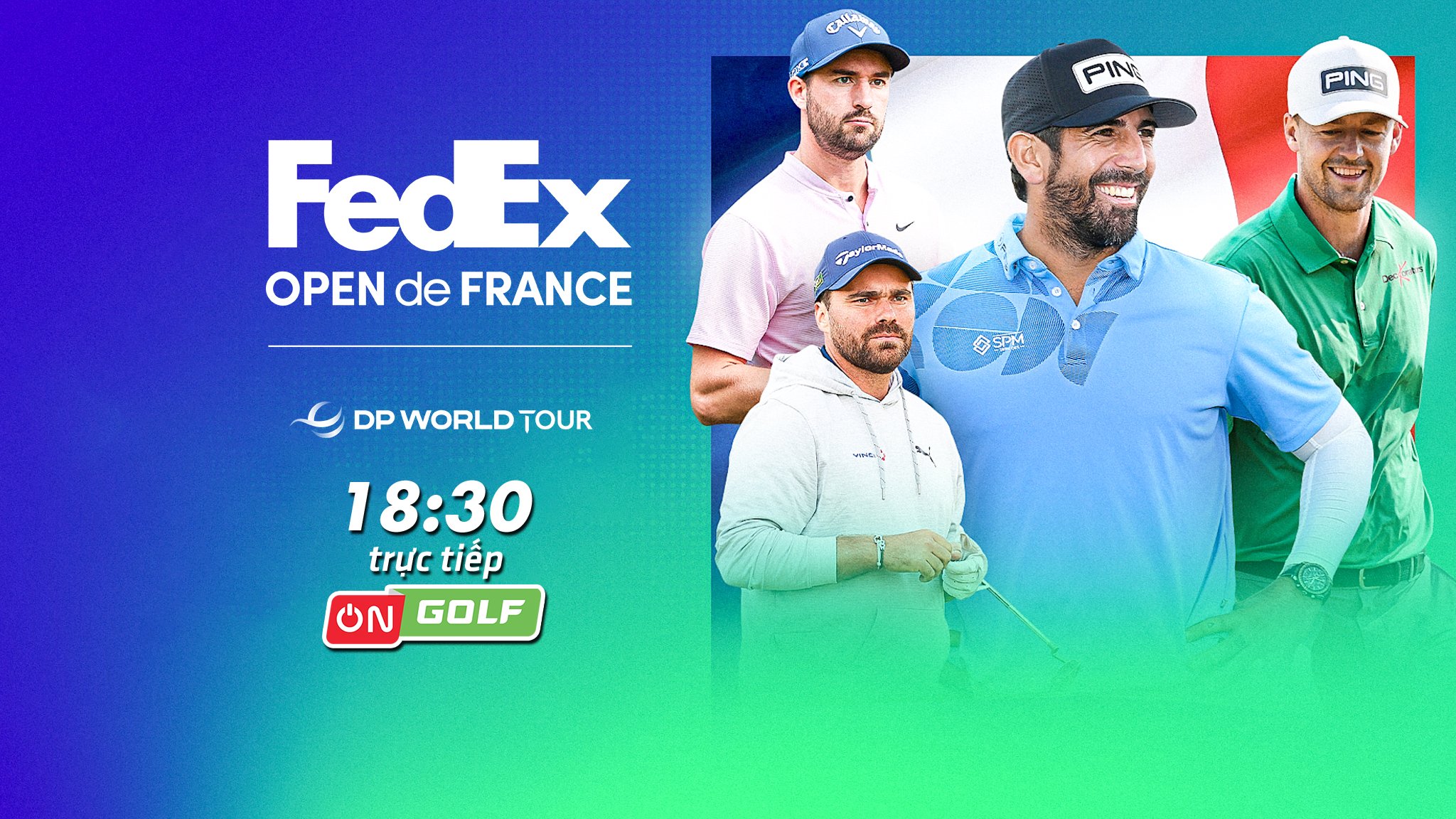 Trực Tiếp DP World Tour 2025 Fedex Open De France: Ngày 1