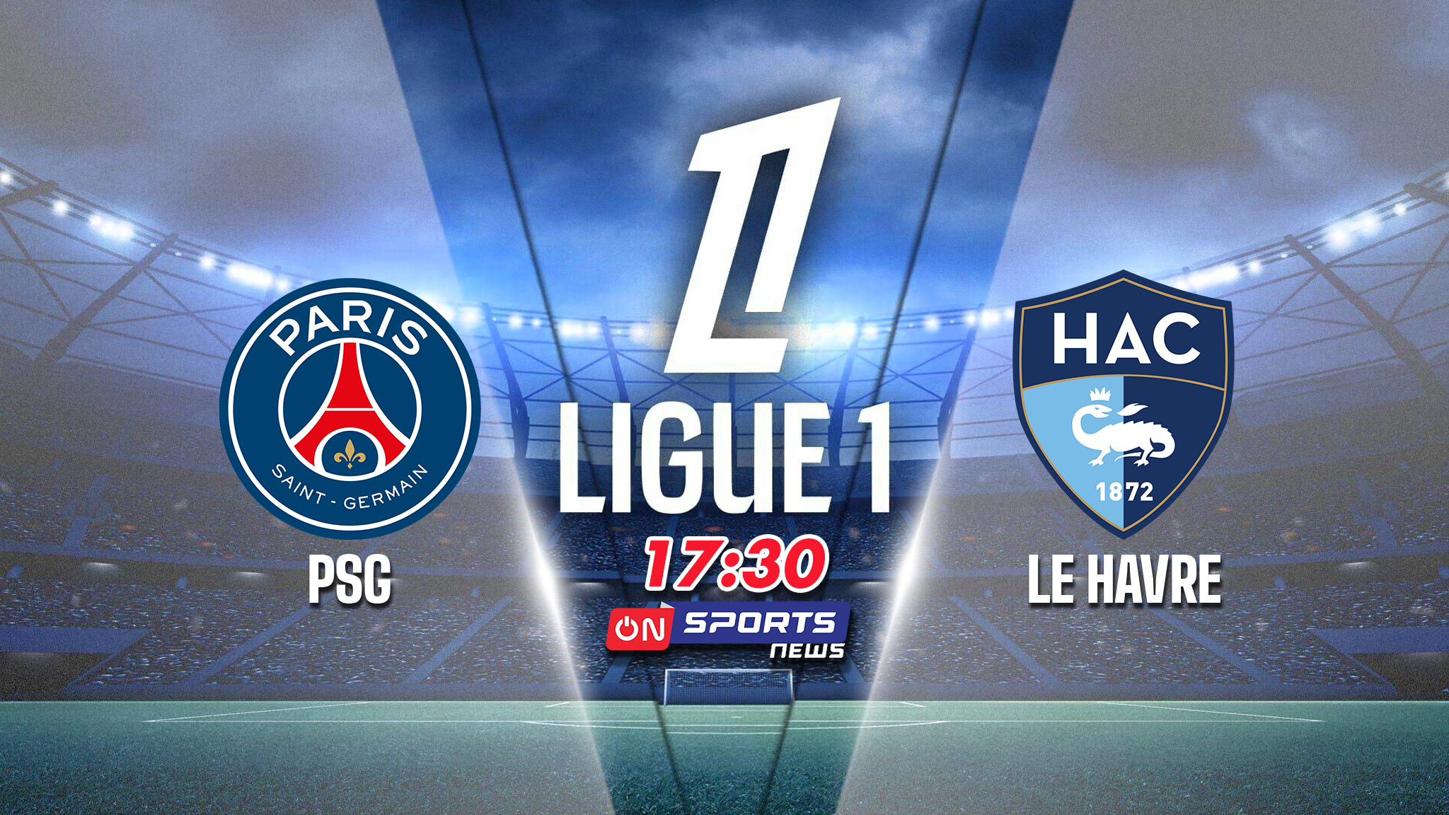 Hạng Nhất Pháp Ligue 1 25/26 Vòng 13 - Paris Saint - Germain Vs Le Havre