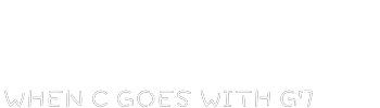 When C Goes With G7