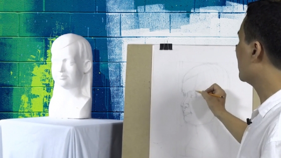 Vẽ Tượng Chân Dung Nữ