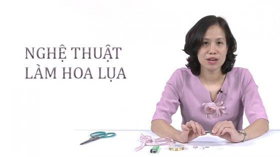 Nghệ Thuật Làm Hoa Lụa - Ứng Dụng Làm Phụ Kiện Thời Trang