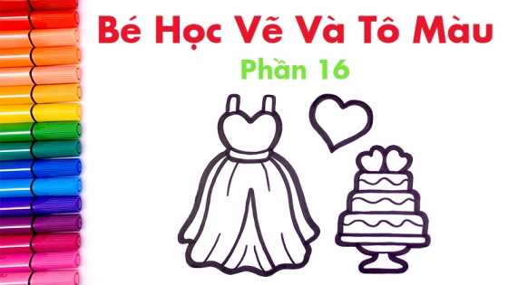 Bé Học Vẽ Và Tô Màu: Phần 16