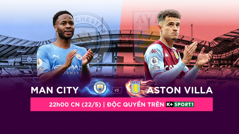 Trực Tiếp Premier League 2020/21: Man City vs Aston Villa
